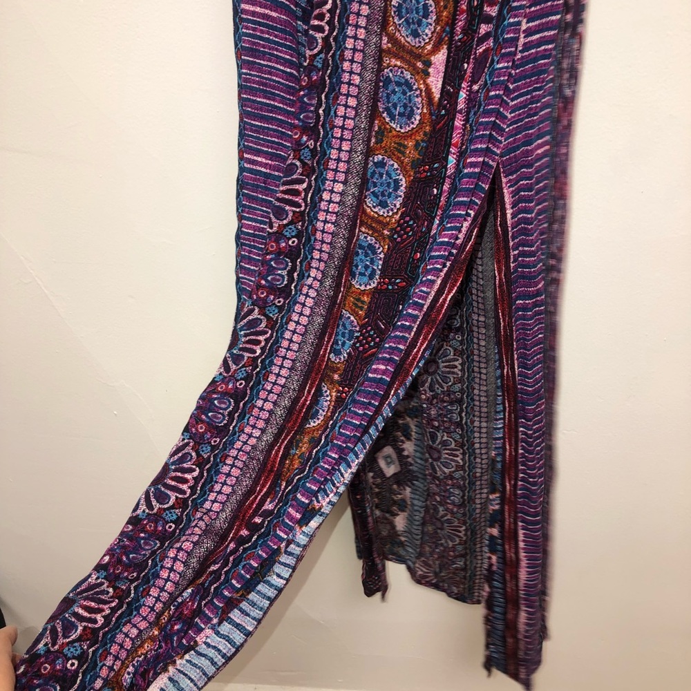 Halter Multi Colored Backless Dress - image 5